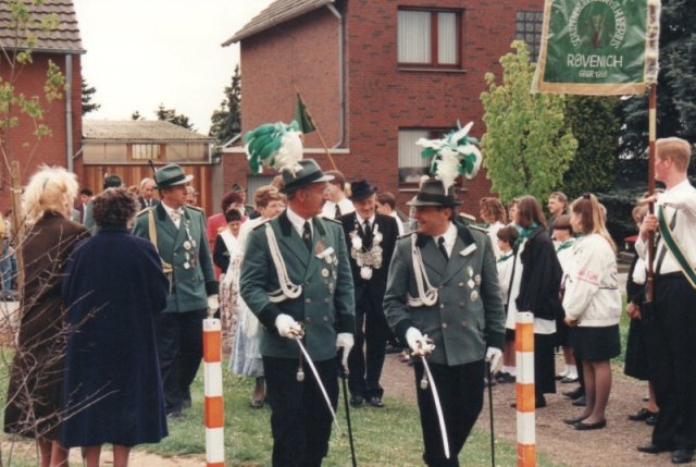 1992 Kommandanten Hans Langen und Werner Wollersheim